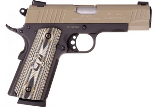 Taurus PT1911 Commander-Size Custom VZ Grips .45 ACP Black Cerakote Sand Pistol