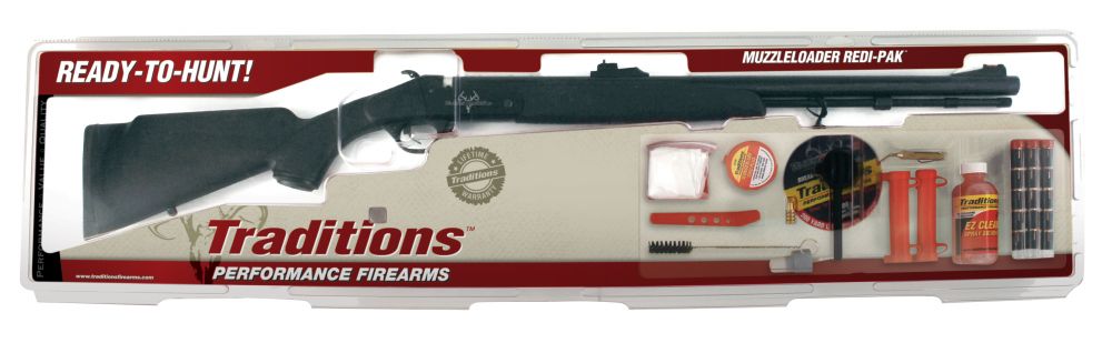 Traditions Firearms Buckstalker XT .50 Black Muzzleloader Rifle