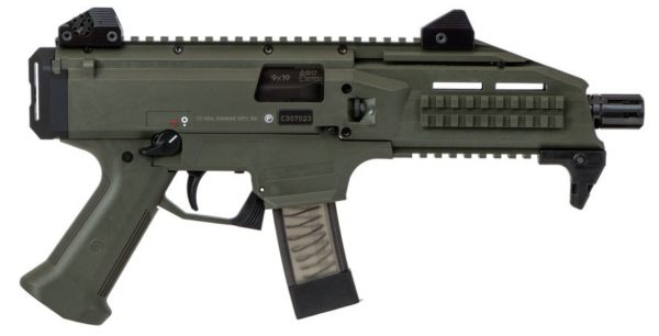 CZ Scorpion Evo 3 S1 9mm 7.72" BarrelLow Pro  10+1 OD Green...