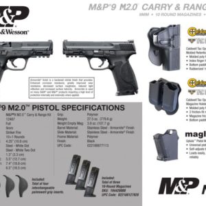 S&W M&P9 12487 9M 4.25 M2.0 CRRY KIT 10R