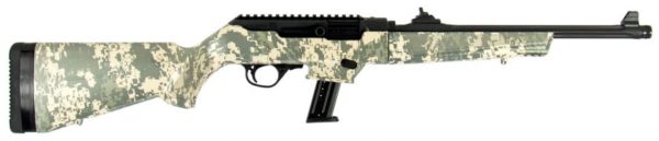 RUG 19107 PC CARBINE 9MM DIGITAL CAMO 17R