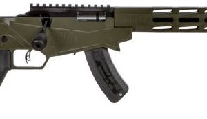 RUG 8409 PRECISION 22LR 18IN TACT GREEN 15R