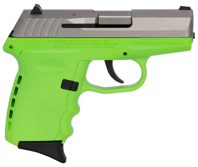 SCCY CPX2TTLG 9MM 3.1 SS NMS 10 LIME