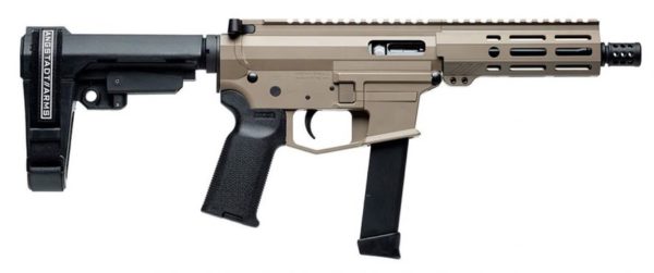 ANGSTADT UDP9 PSTL SBA3 9MM 6" FDE