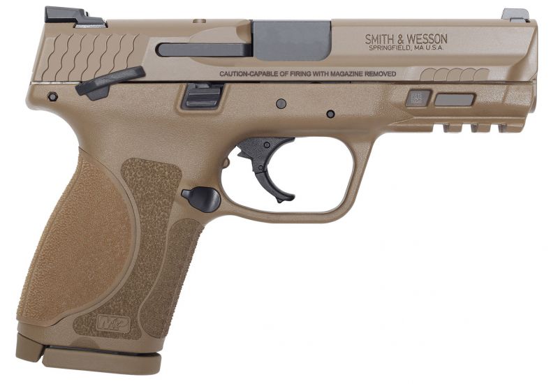 S&W M&P9C 12459 9M 4IN M2.0 TS FDE 15R