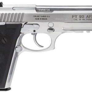 Taurus 92 Standard 9mm Luger 5" Barrel 17+1 Stainless/Black...