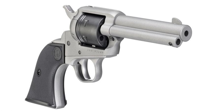 Ruger Wrangler 22LR 4.62" Barrel 6Rd Silver 02003 - Image 3