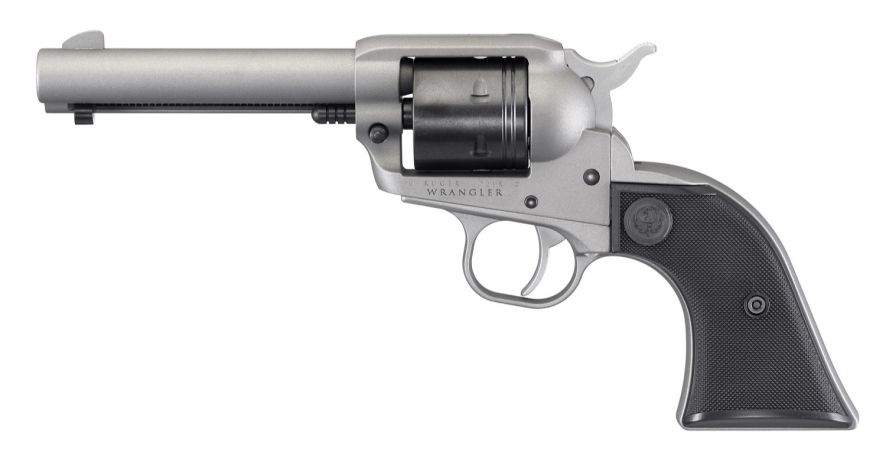 Ruger Wrangler 22LR 4.62" Barrel 6Rd Silver 02003 - Image 2
