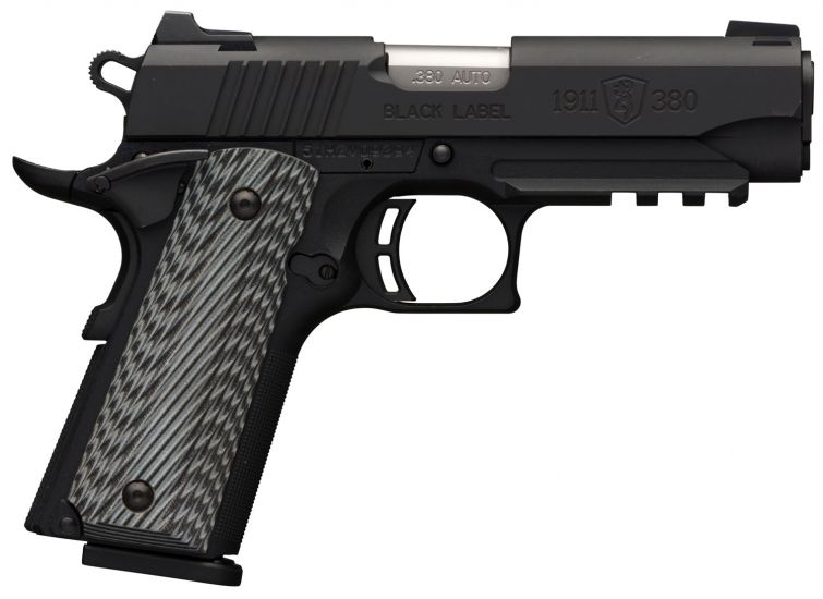 Browning 1911-380 Black Label Pro Compact 380ACP 3.625"... - Image 2