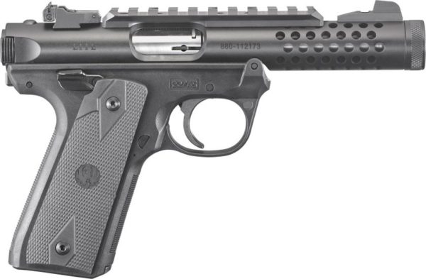 Ruger Mark IV 22/45 Lite 22LR 4.4" Threaded Barrel w/ Adjustable Rear...