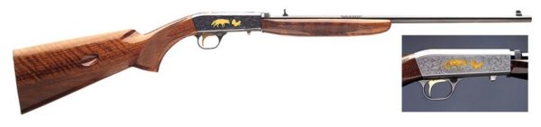 Browning SA-22 22LR 19.625" Barrel 10+1 Gloss Black Walnut Stock/Blued...