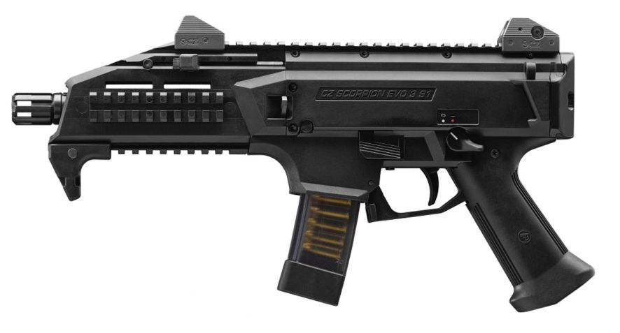 CZ Scorpion Evo 3 S1 9mm 7.72" 20+1 Black 91351 - Image 2