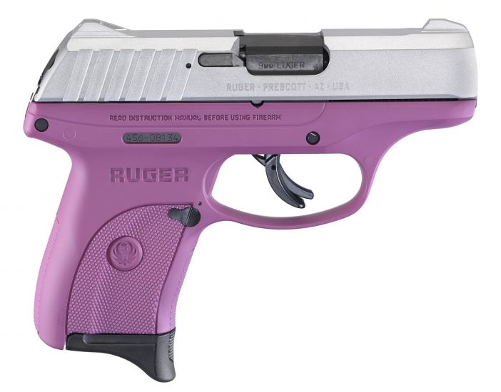 Ruger EC9s 9mm 3.12" Barrel 7+1 Purple/Silver 3295