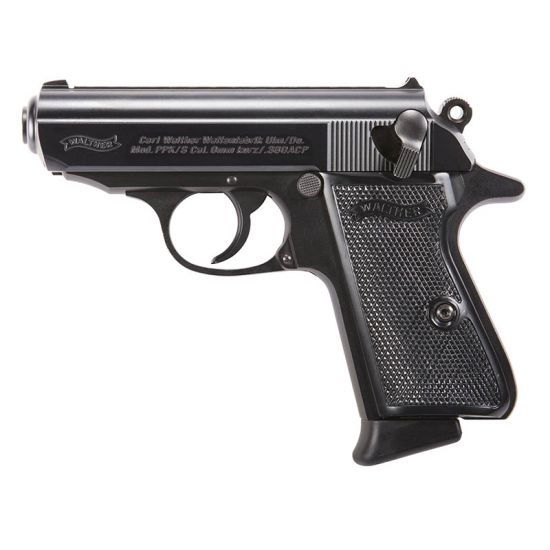 Walther PPK/S Black 380ACP 3.3" Barrel 7+1 4796006