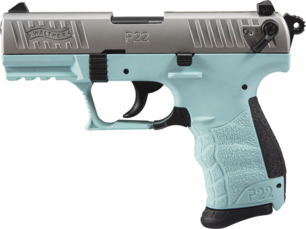 Walther P22 Q 22LR 3.42" Barrel 10+1 Angel Blue 5120760