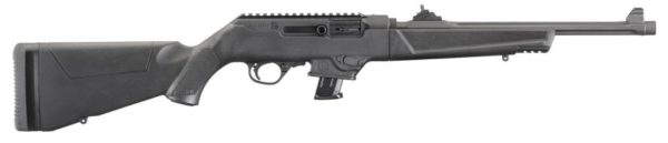 RUG 19101 PC CARBINE 9MM 16.12 FLT CA/NY BLKSYN10R