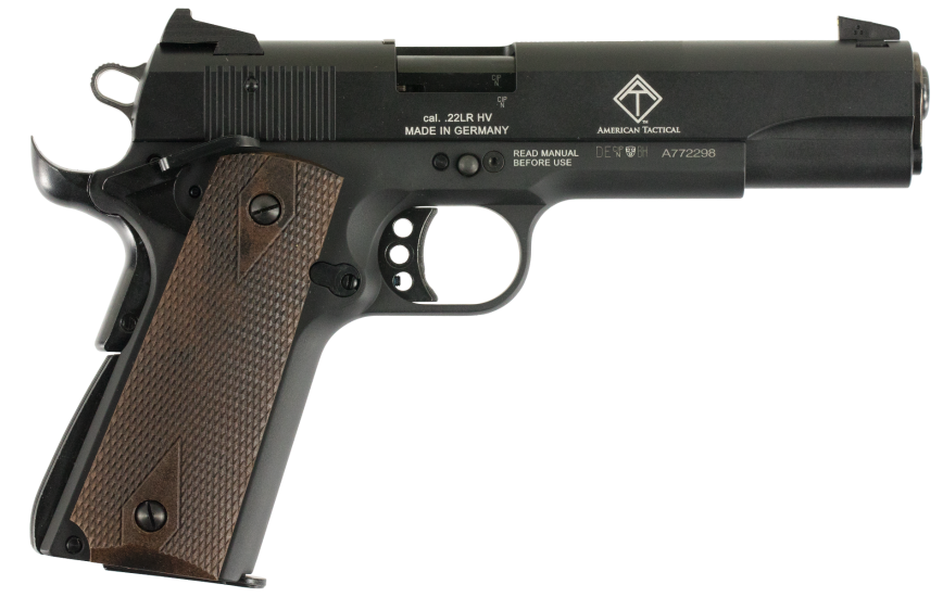 GSG 1911 22LR 5" Barrel 10+1 Black/Walnut 2210M1911 - Image 3