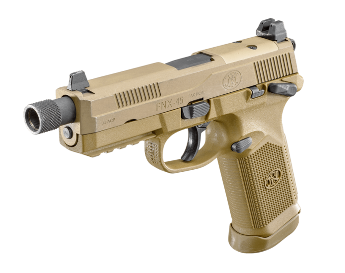 FN FNX-45 Tactical 45ACP 5.3" Barrel 15+1 FDE 66968 - Image 3
