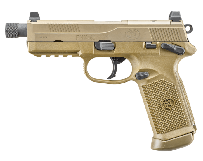 FN FNX-45 Tactical 45ACP 5.3" Barrel 15+1 FDE 66968 - Image 2