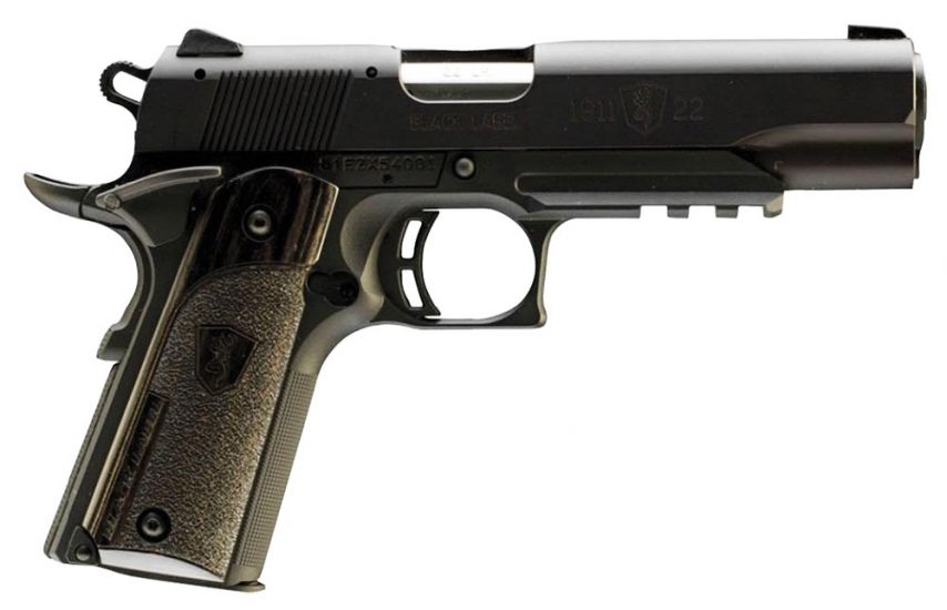 Browning 1911-22 Black Label 22LR 4.25" Barrel 10+1 Black...