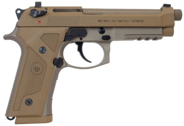 Beretta 92 M9A3 FS 9mm Luger 5.2" Threaded Barrel W/ Night Sights 17+1...