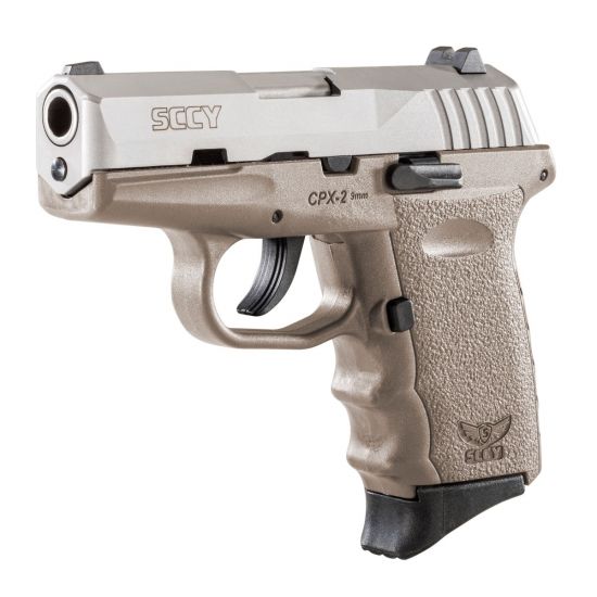 Sccy CPX-2 9mm 3.1" Barrel FDE/Stainless CPX2TTDE