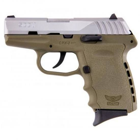 Sccy CPX-2 9mm 3.1" Barrel FDE/Stainless CPX2TTDE - Image 3