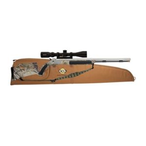 CVA ACCURA V2 50CAL SS CAMO 3-9X40 IR W/CASE