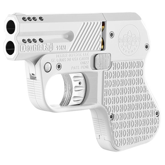 DOUBLETAP 9MM 3 NON PORTED WHITE ALUM FRAME