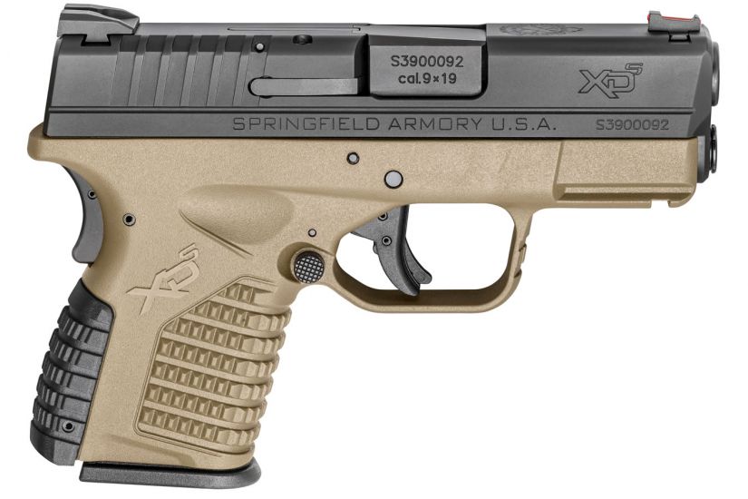 Springfield Armory XDS 9mm 3.3" Barrel 8+1 FDE XDS9339DEE - Image 3