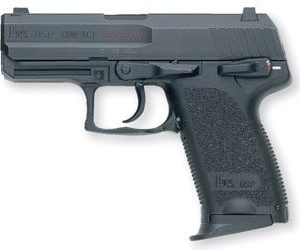 Heckler & Koch USP9C Compact V1 9mm Luger 3.58" Barrel W/ 3...