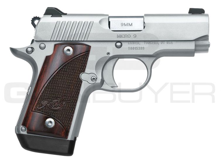 Kimber Micro 9 Stainless 9mm Pistol 3" Barrel 7+1 3300158