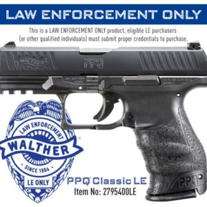 Walther PPQ Classic LE 9mm 4" Barrel 15+1 2795400LE