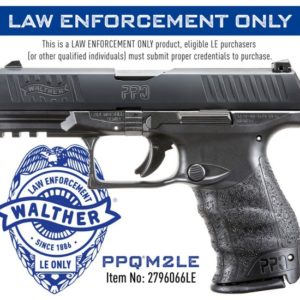 Walther PPQ M2 9mm 4" Barrel 15+1 2796066LE