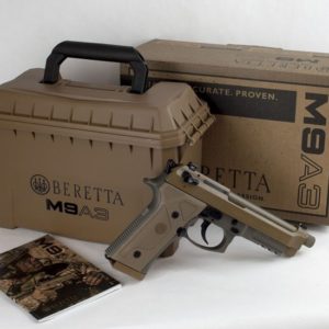 Beretta M9A3 Type F 9mm 5" Barrel 17+1 J92M9A3M