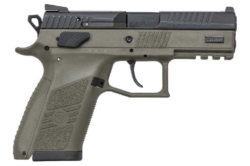 CZ P-07 9mm 3.75" Barrel TNS 10+1 OD Green 01077 - Image 2