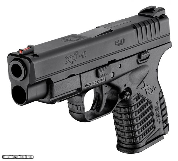Springfield Armory XDS 9mm 4" Barrel Black 8+1 XDS9409BE