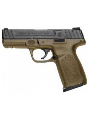 Smith & Wesson SD9VE, BLK/FDE FS, 9mm, 4" BBL, 16rd