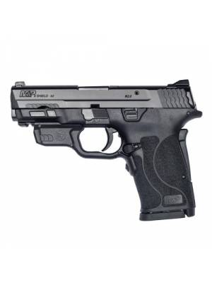 S&W M&P9 Shield EZ M2.0, No Thumb Safety, Crimson Trace Red Laserguard, 3.675" BBL, 9mm, 8rd