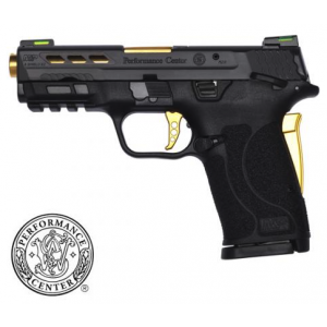 Smith & Wesson PC M&P9 Shield EZ, Ported, Gold, 9mm, 3.83" BBL, 2x8rd