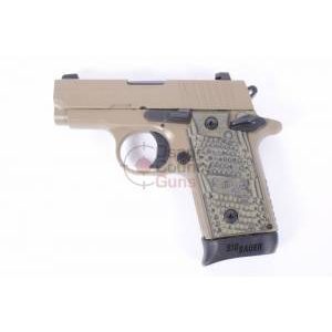 Sig P238 SCORPION, Flat Dark Earth Finish, SLITE Night Sigh