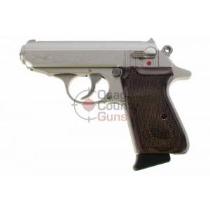 Walther PPK/S Stainless Wood Grip - 3.3" .380 ACP