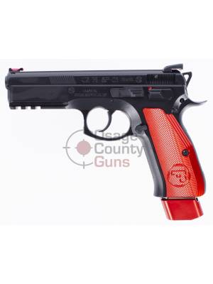 CZ 75 SP-01 Competition w/ Red Aluminum Grips, 9mm, 4.6" BBL, 2x21rd