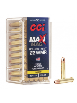 CCI Maxi-Mag HP 40gr .22 WMR - 2000rd