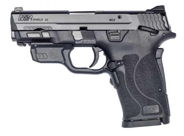 Smith and Wesson M&P9 Shield EZ with Crimson Trace Laserguard 9mm 3.6" Barrel 8-Round MS - Image 2