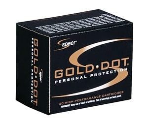 Speer Gold Dot Personal Protection .40 S&W Ammunition 20 RDs 180 Grain