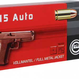 GECO Target Handgun Ammo Brass .45 ACP 50-Rounds 230 Grain FMJ