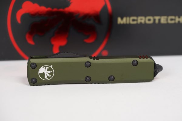 Microtech UTX-85 T/E OD Green Partial Serration