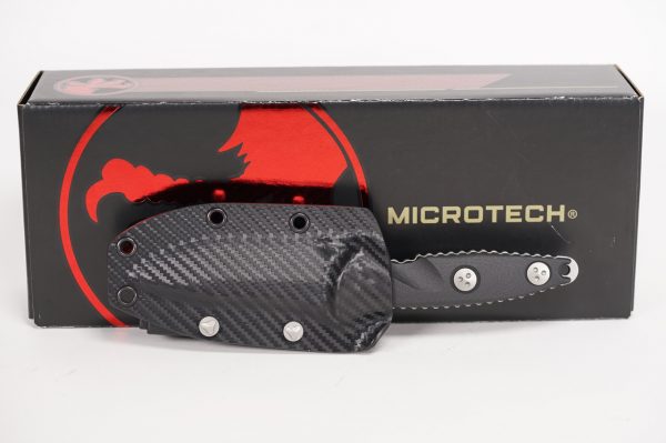 Microtech SOCOM Alpha Mini S/E Stonewash Partial Serration