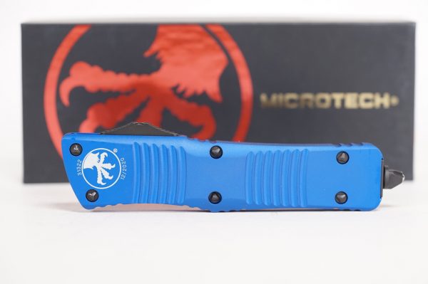 Microtech Combat Troodon D/E BLK Standard BLU